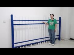 Outdoor Garden Wrought Iron Fence Galvanized Steel