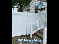 6X8ft High Quality White PVC Vinyl Plastic Privacy Garden Fence Panels