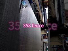 358 hot galvanized fence