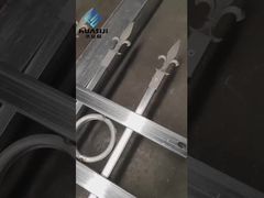 Tubular Fence Pool Cast Iron Fence Decorations Flat Top Fencing Panel Picket Garrison Fence Wrought 