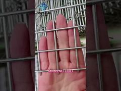 Low carbon steel galvanized welded wire mesh fence panel