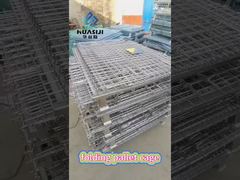 Custom Folding Logistics Trolley Express Factory pallet Cage Storage Car Logistics Turnover OEM Met