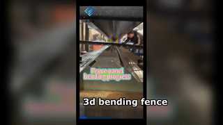 বাঁকানো ঝালাই করা তারের জালি 3D বাঁকানো বেড়া আবাসিক খামার বেড়া