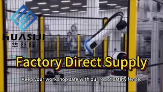  robot safety fence effectively protects the safety of workers during operation.