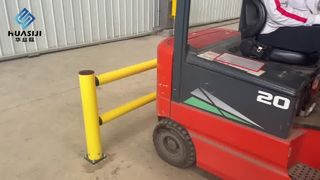 Hsj Factory Manufacture Directly Sell Flexible Safety Pedestrian Barrier Protection System Polymer