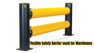 نرده محافظ ضد برخورد انعطاف پذیر Hsj برای حصار برخورد لیفتراک حفاظت انبار استفاده می شود