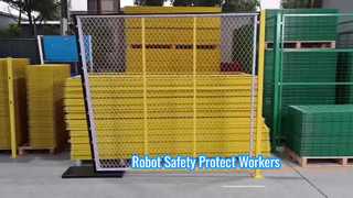 The application of robot safety enclosures in factories