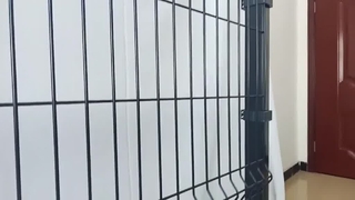 Wholesale Galvanized 3D Bending Wire Mesh Fence PVC Powder Coated Curved Fence
