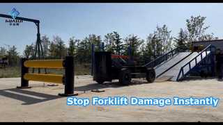 Hsj Heavy Duty Flexible Plastic Bollard Anti-Collision Traffic Barrier